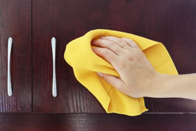 Microfasertücher für das optimale Staubwischen