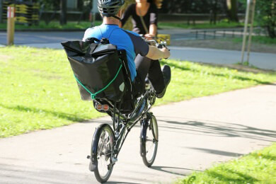 Besonderheiten von Liegerädern und Hinweise zum Liegeradfahren