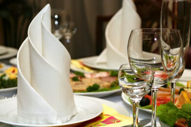 Hinweise zur Verwendung von Serviettenringen