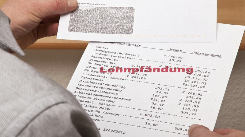 Die Grundlagen der Gehaltspfändung und pfändbare sowie nicht pfändbare Teile des Lohns