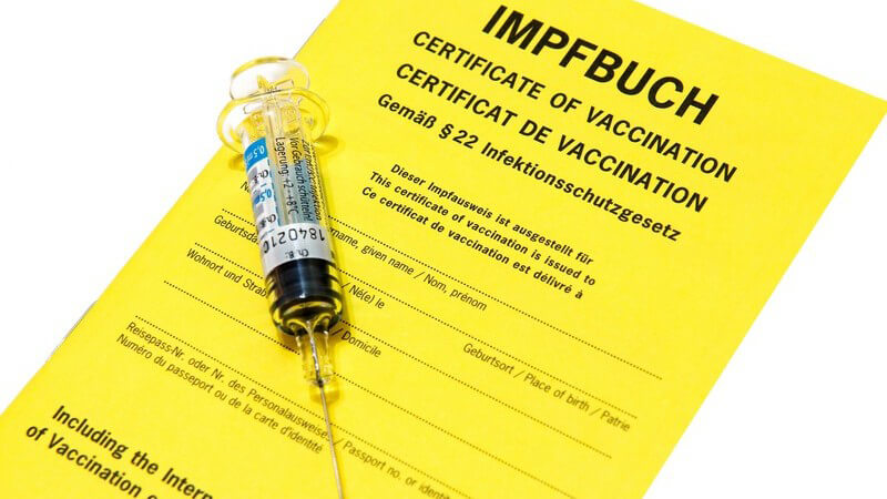 Schutzimpfung gegen Tuberkulose, die in Deutschland heute nicht mehr zu den empfohlenen Impfungen gehört