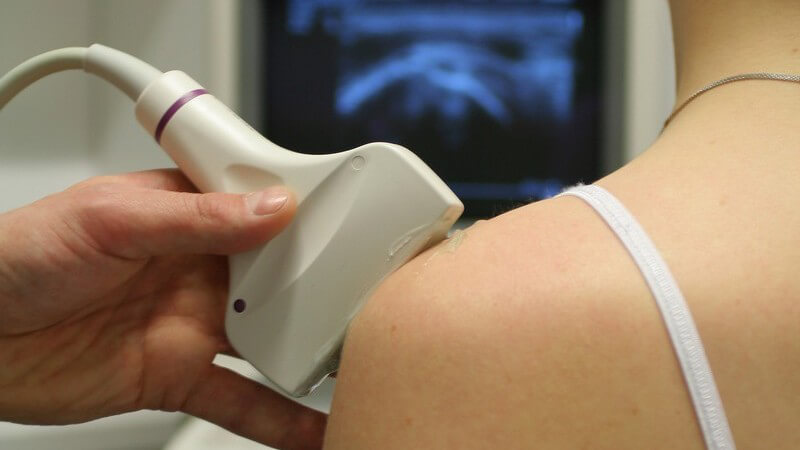 Ultraschalluntersuchung zur Diagnose von Knochenbrüchen