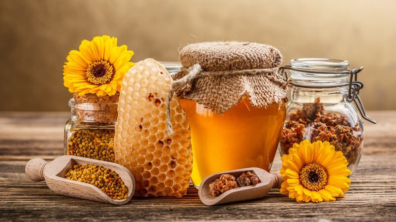 Tupelohonig bleibt lange Zeit flüssig, da er sehr viel Fruchtzucker enthält