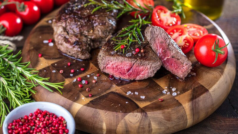 Roastbeef ist das zarteste Stück Fleisch nach dem Filet