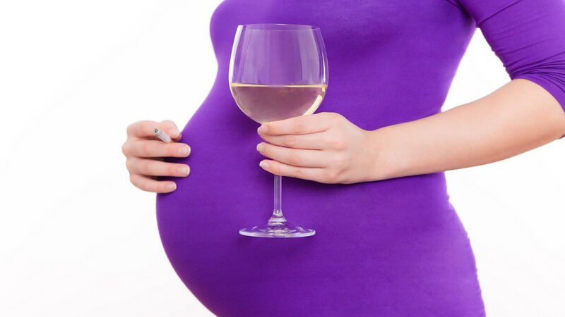 Informationen zum Konsum von unterschiedlichen Getränken während der Schwangerschaft