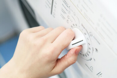 Einstellen der Waschmaschine