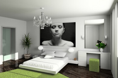 Rund um die Schlafzimmereinrichtung: Möbel, Farben, Pflanzen und Co.