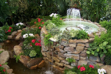 Springbrunnen und Gartenbrunnen - Arten, Standort, Pflege sowie Tipps zum Kauf und Eigenbau