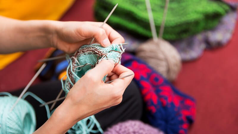 Tipps zum Stricken einer Wolldecke