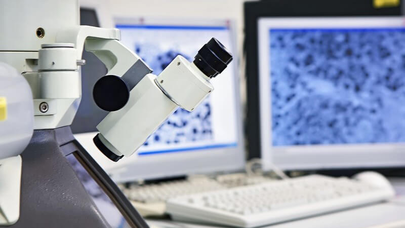 Funktion und Durchführung der Mikroskopie zur Erkennung von kleinsten Organteilen