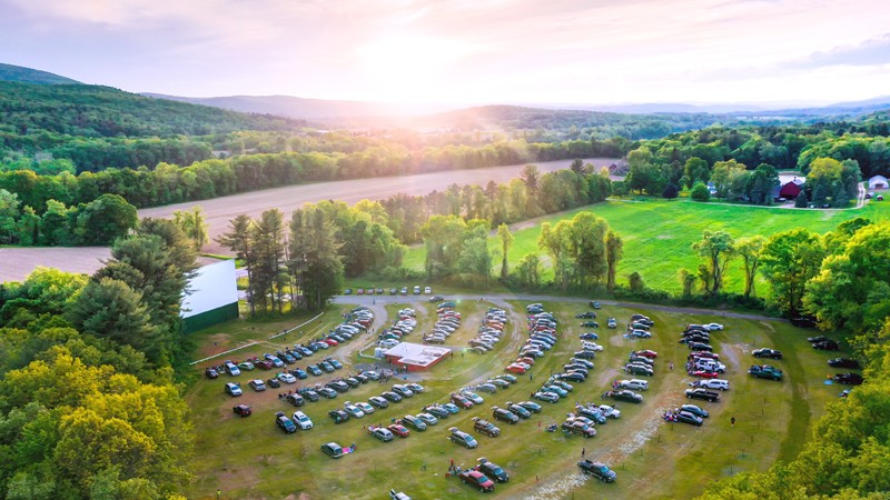 Autokino mitten im Grünen