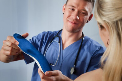 Einlegesohlen gegen verschiedene Fußprobleme