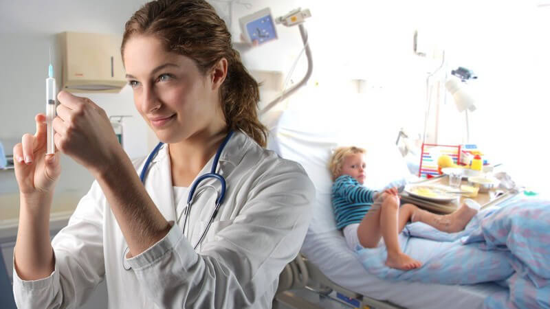 In welchen Bereichen Kinderkrankenschwestern/Kinderkrankenpfleger arbeiten und was sie machen