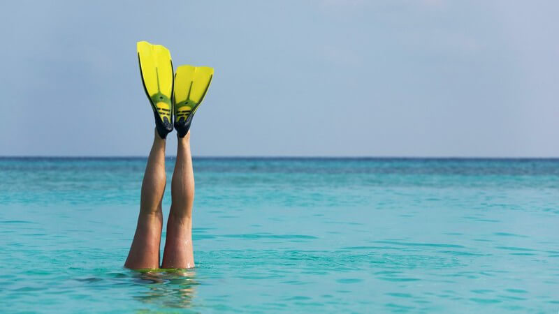 Badeflossen, Langflossen, Kurzflossen oder Monoflossen? Welche Flossen für wen geeignet sind