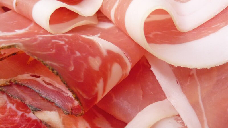 Nahaufnahme Schinken