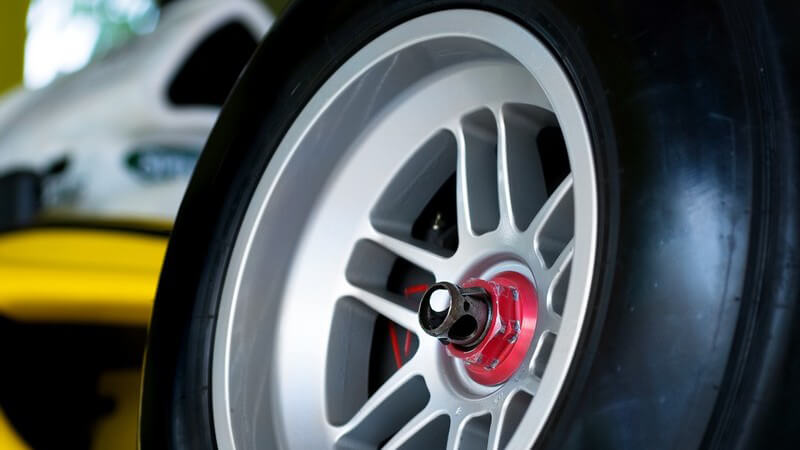 Autoreifen, Nahaufnahme Formel 1