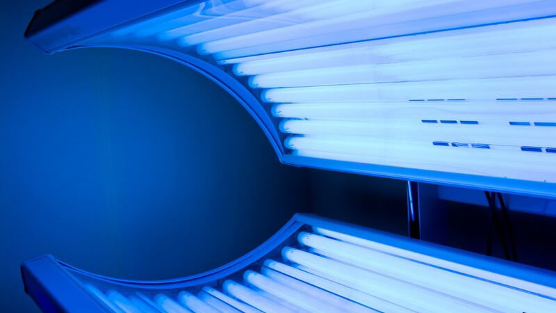 Nahaufnahme Sonnenbank