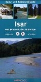 Isar von Scharnitz bis München: Kanu- und Radtourenkarte