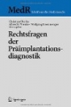 Rechtsfragen der Präimplantationsdiagnostik