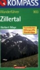 Zillertal: Wanderführer mit Tourenkarten und Höhenprofilen